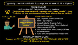 HR Courses and training programmes in Delhi NCR